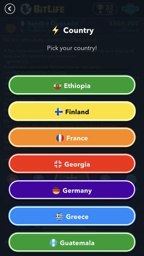 All City and Nation Locations in BitLife .